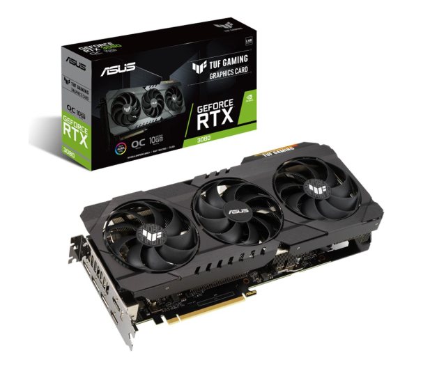 ASUS GeForce RTX 3080 TUF Gaming OC V2 LHR 10GB GDDR6X